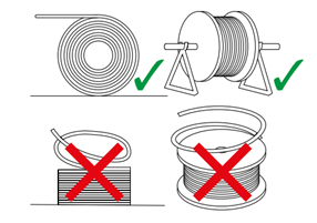 How do I unreel cables correctly from the cable reel? - igus Blog