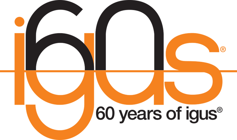 igus 60 years logo